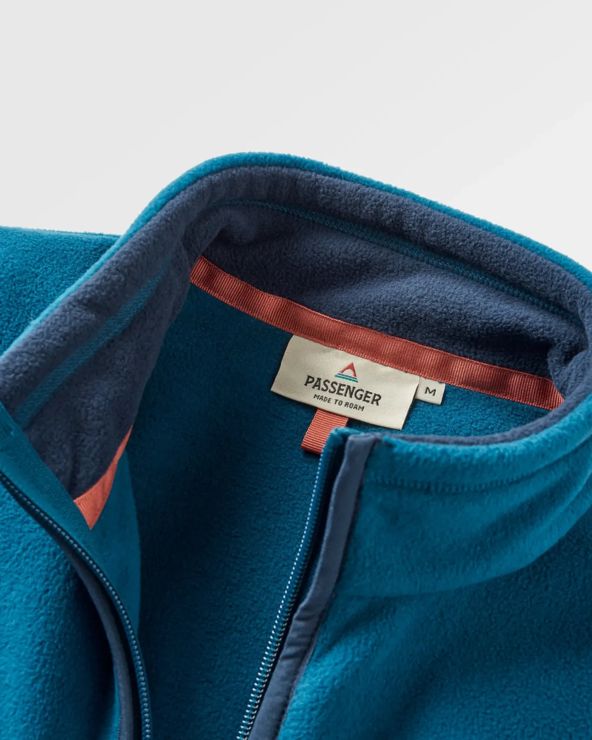 Fleece|Fleece|Passenger Ridge 2.0 Full Zip Recycled Polar Fleece - Tidal Blue/Rich Navy TidalBlue/RichNavy