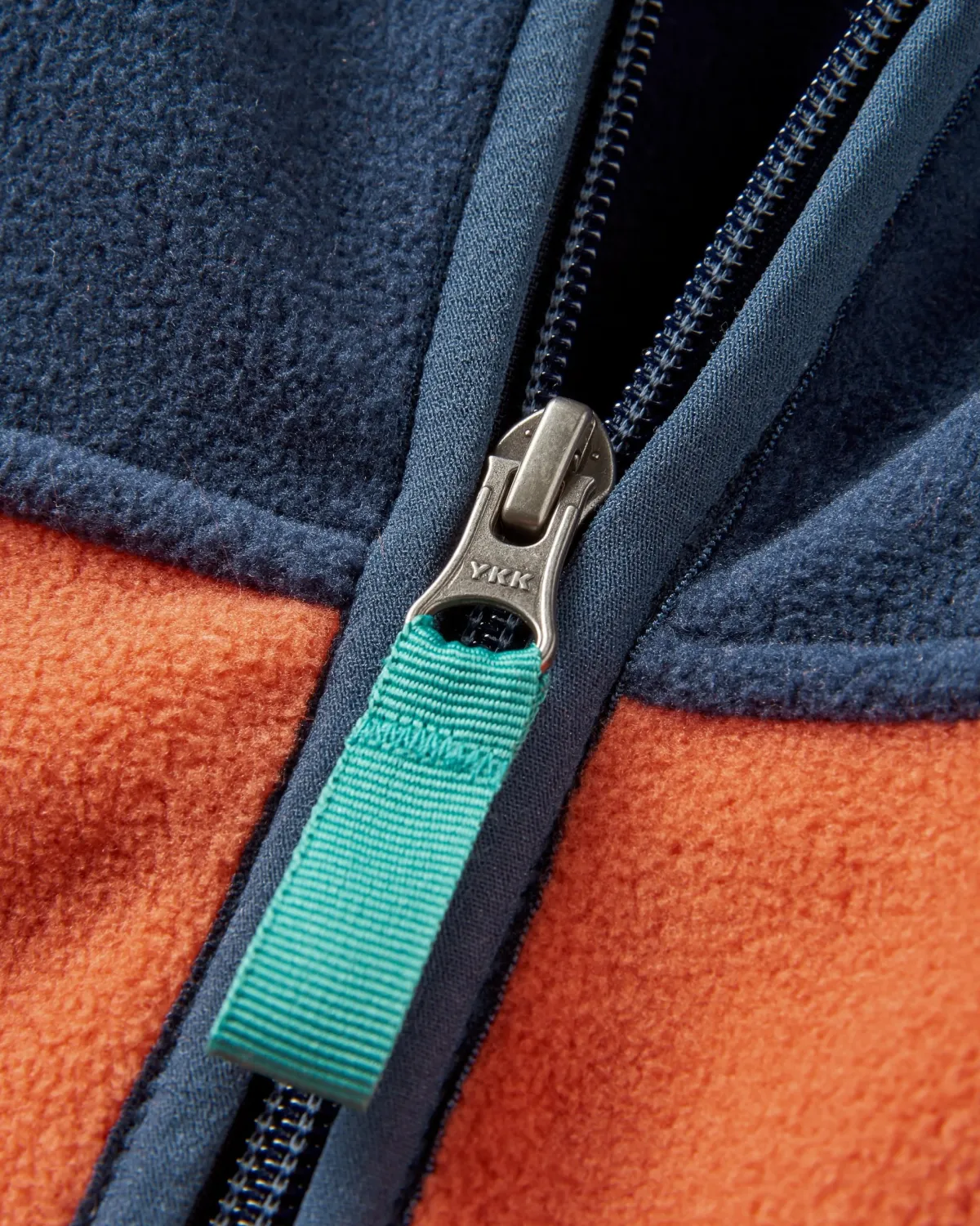 Fleece|Fleece|Passenger Ridge 2.0 Full Zip Recycled Polar Fleece - Rich Navy/ Burnt Orange RichNavy/BurntOrange