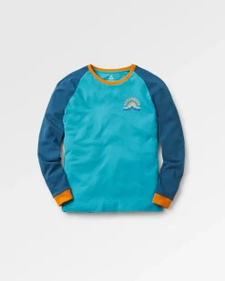 Tops & T-Shirts|T-Shirts & Tank Tops|Passenger Riser Recycled Cotton Long Sleeve T-Shirt - Atlantic Blue AtlanticBlue