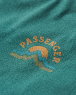 Tops & T-Shirts|T-Shirts & Tank Tops|Passenger Riser Recycled Cotton Long Sleeve T-Shirt - Mediterranean