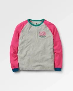 Tops & T-Shirts|T-Shirts & Tank Tops|Passenger Riser Recycled Cotton Long Sleeve T-Shirt - Mid Gray Marl MidGrayMarl