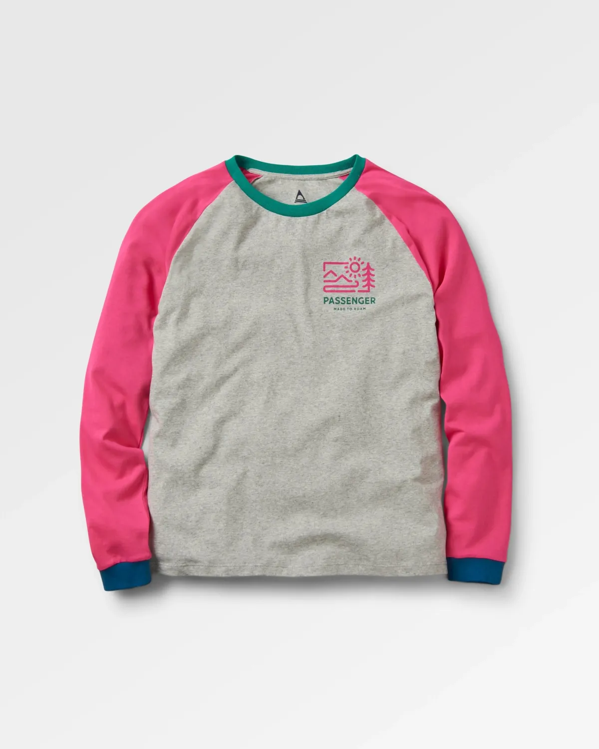 Tops & T-Shirts|T-Shirts & Tank Tops|Passenger Riser Recycled Cotton Long Sleeve T-Shirt - Mid Gray Marl MidGrayMarl
