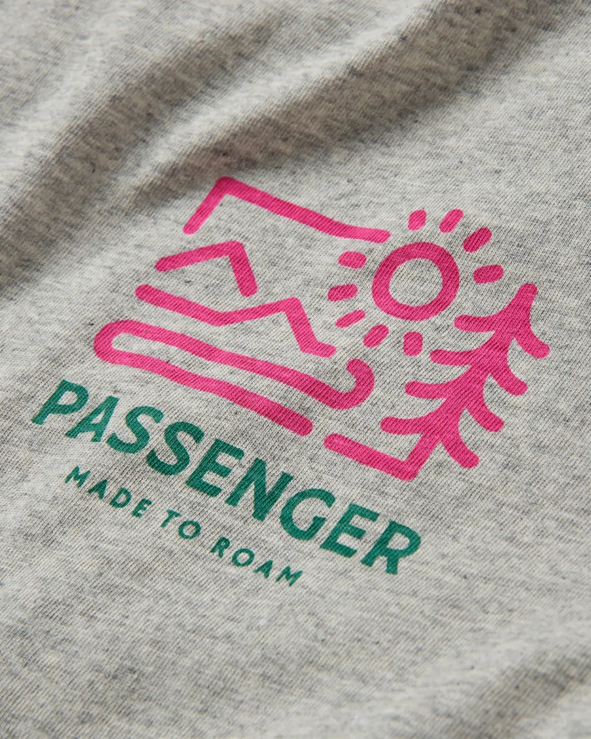 Tops & T-Shirts|T-Shirts & Tank Tops|Passenger Riser Recycled Cotton Long Sleeve T-Shirt - Mid Gray Marl MidGrayMarl
