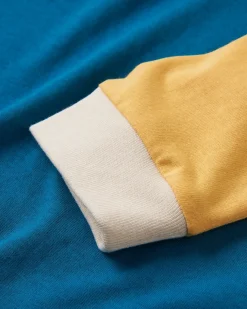 T-Shirts & Tank Tops|Tops & T-Shirts|Passenger Riser Recycled Cotton Long Sleeve T-Shirt - Blue Coral BlueCoral