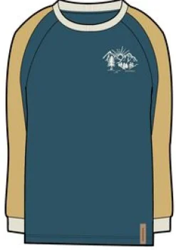 T-Shirts & Tank Tops|Tops & T-Shirts|Passenger Riser Recycled Cotton Long Sleeve T-Shirt - Blue Coral BlueCoral
