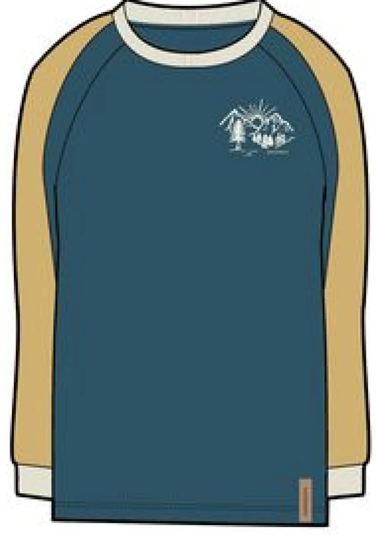 T-Shirts & Tank Tops|Tops & T-Shirts|Passenger Riser Recycled Cotton Long Sleeve T-Shirt - Blue Coral BlueCoral