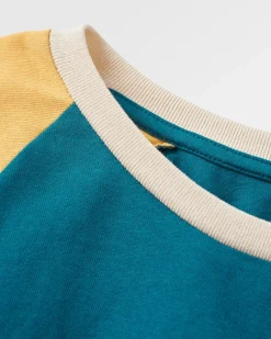 Tops & T-Shirts|T-Shirts & Tank Tops|Passenger Riser Recycled Long Sleeve T-Shirt - Blue Coral BlueCoral