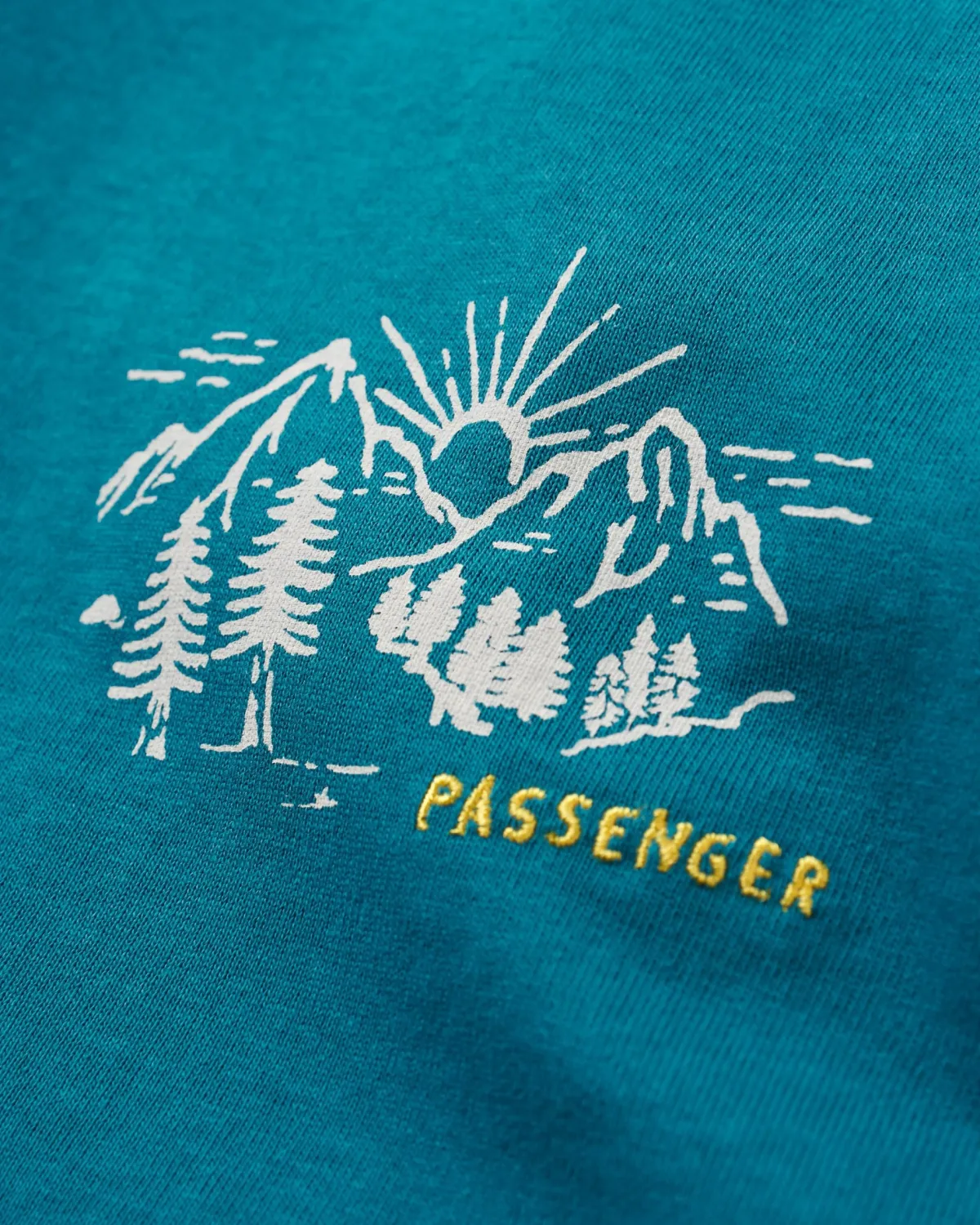 Tops & T-Shirts|T-Shirts & Tank Tops|Passenger Riser Recycled Long Sleeve T-Shirt - Blue Coral BlueCoral