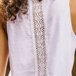 Tank Tops|Tops & T-Shirts|Passenger Rivergate Recycled Cotton Top - White