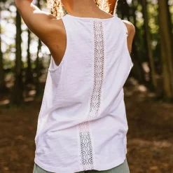 Tank Tops|Tops & T-Shirts|Passenger Rivergate Recycled Cotton Top - White