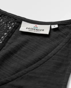 Tank Tops|Tops & T-Shirts|Passenger Rivergate Recycled Cotton Long Sleeve Top - Black