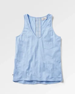 Tank Tops|Tops & T-Shirts|Passenger Rivergate Recycled Cotton Top - Cornflower