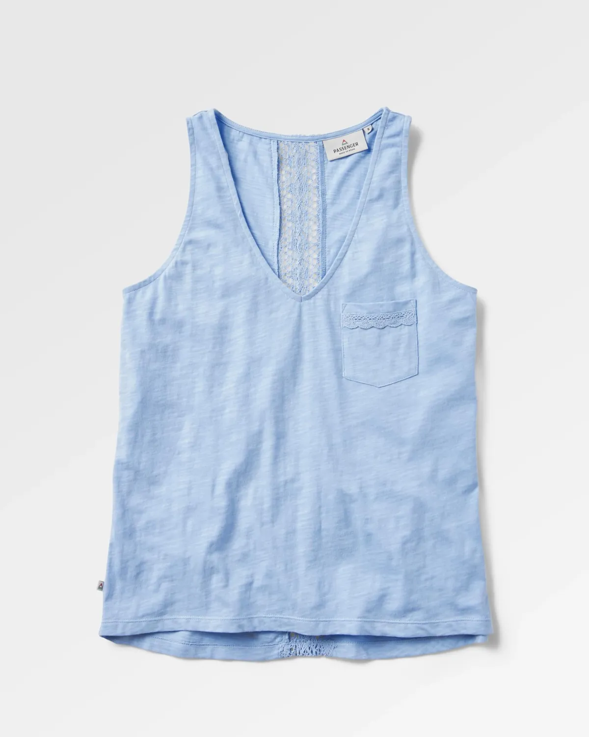 Tank Tops|Tops & T-Shirts|Passenger Rivergate Recycled Cotton Top - Cornflower