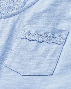 Tank Tops|Tops & T-Shirts|Passenger Rivergate Recycled Cotton Top - Cornflower