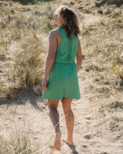 Dresses|Dresses & Skirts|Passenger Rivergate Recycled Cotton Dress - Green Spruce GreenSpruce