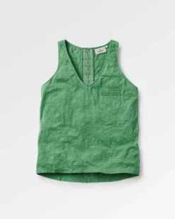 Tops & T-Shirts|Tank Tops|Passenger Rivergate Recycled Cotton Long Sleeve Top - Green Spruce GreenSpruce