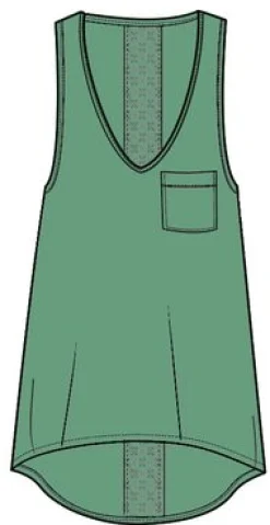 Tops & T-Shirts|Tank Tops|Passenger Rivergate Recycled Cotton Long Sleeve Top - Green Spruce GreenSpruce