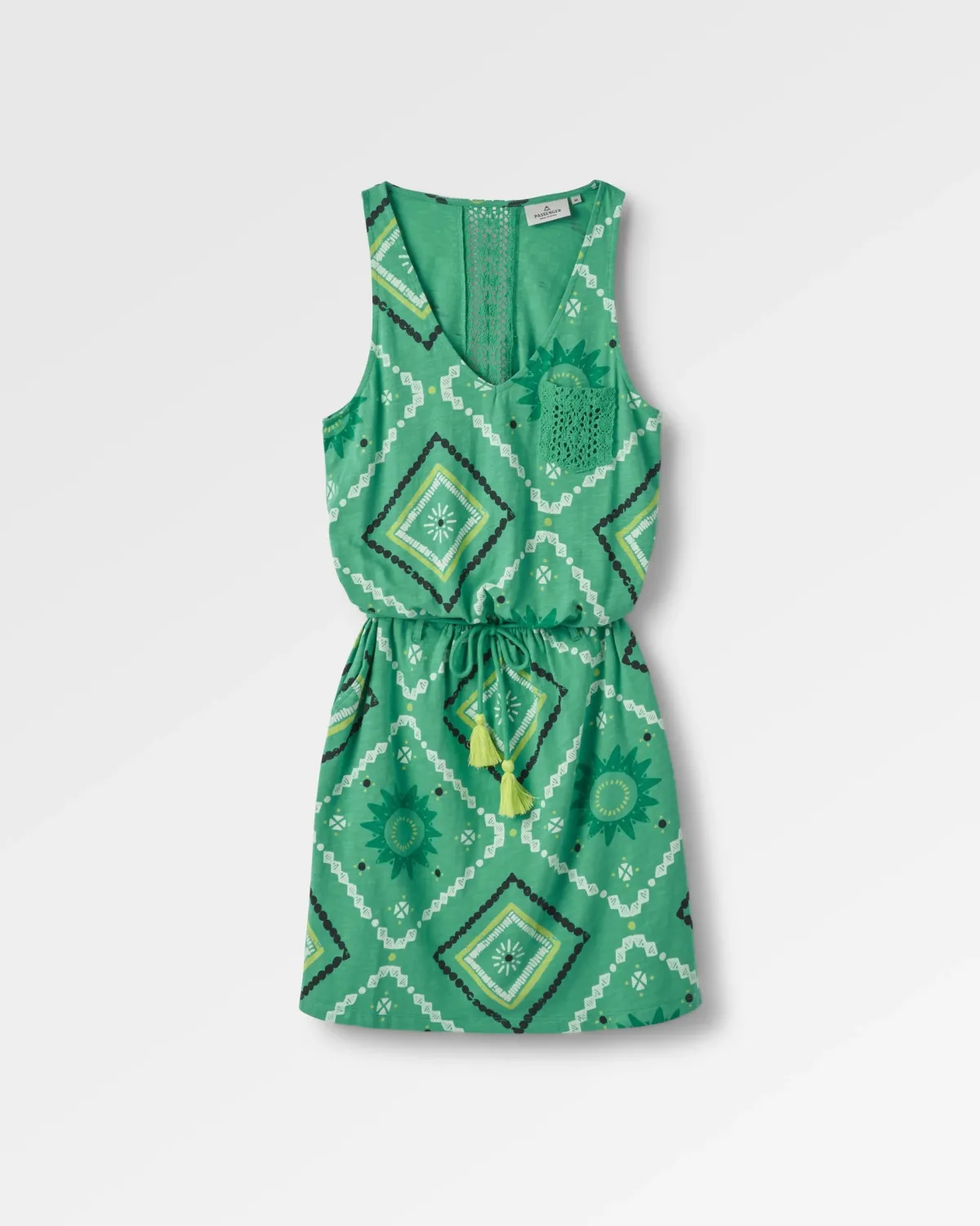 Dresses|Dresses & Skirts|Passenger Rivergate Recycled Cotton Dress - Sunburst Green Spruce SunburstGreenSpruce