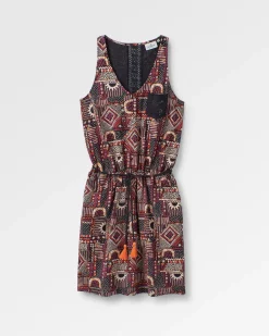 Dresses|Dresses & Skirts|Passenger Rivergate Recycled Cotton Dress - Vintage Patchwork Black/Multi VintagePatchworkBlack/Multi