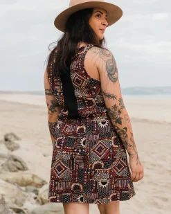 Dresses|Dresses & Skirts|Passenger Rivergate Recycled Cotton Dress - Vintage Patchwork Black/Multi VintagePatchworkBlack/Multi