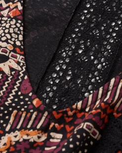 Dresses|Dresses & Skirts|Passenger Rivergate Recycled Cotton Dress - Vintage Patchwork Black/Multi VintagePatchworkBlack/Multi