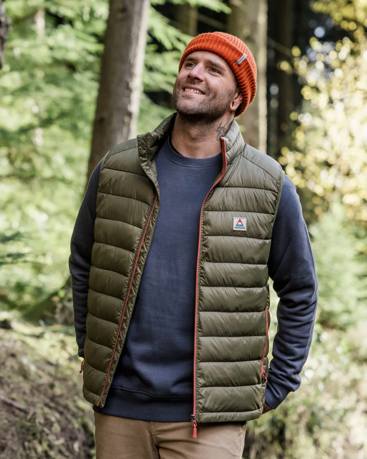 Jackets|Insulated|Passenger Roamer Insulated Vest - Khaki Green KhakiGreen