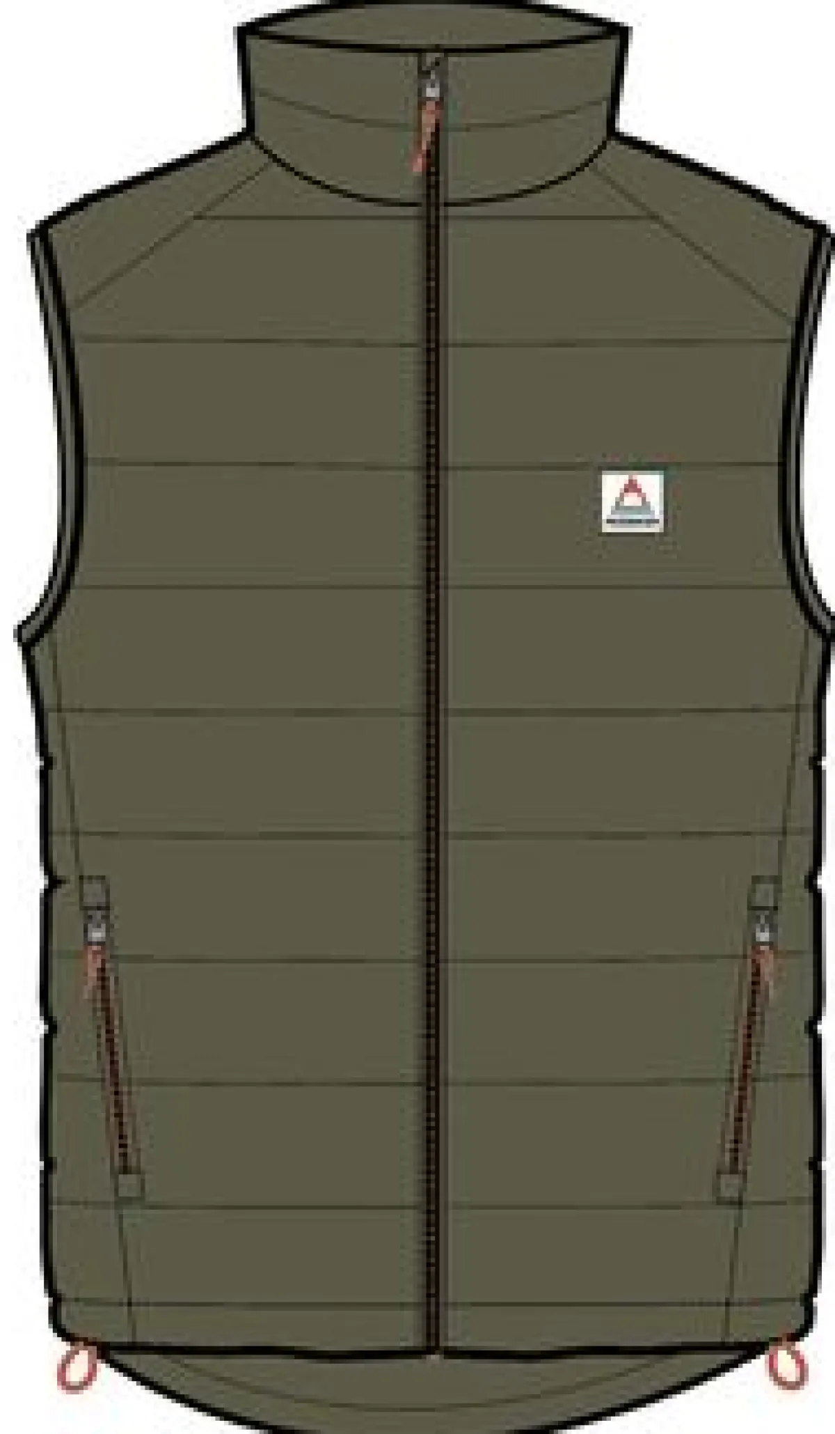 Jackets|Insulated|Passenger Roamer Insulated Vest - Khaki Green KhakiGreen