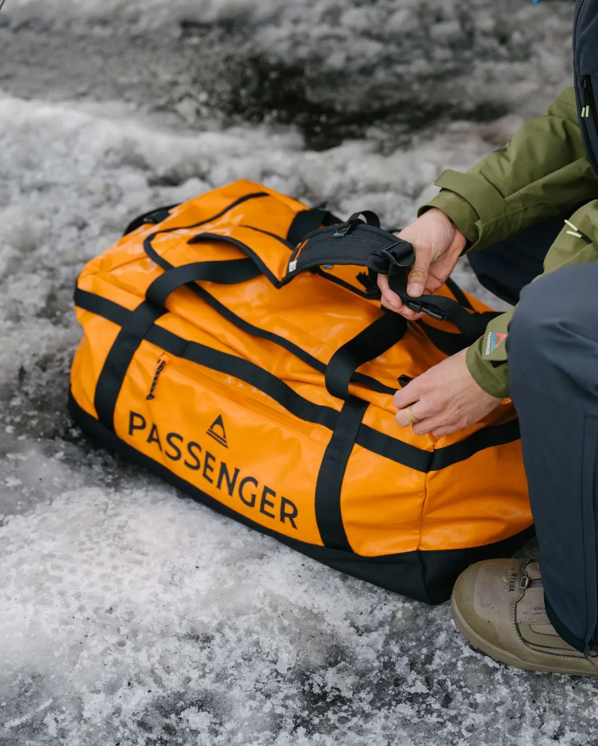 Duffel Bags|Backpacks & Bags|Passenger Roamer Recycled 60L Duffel Bag - Sunrise Orange SunriseOrange