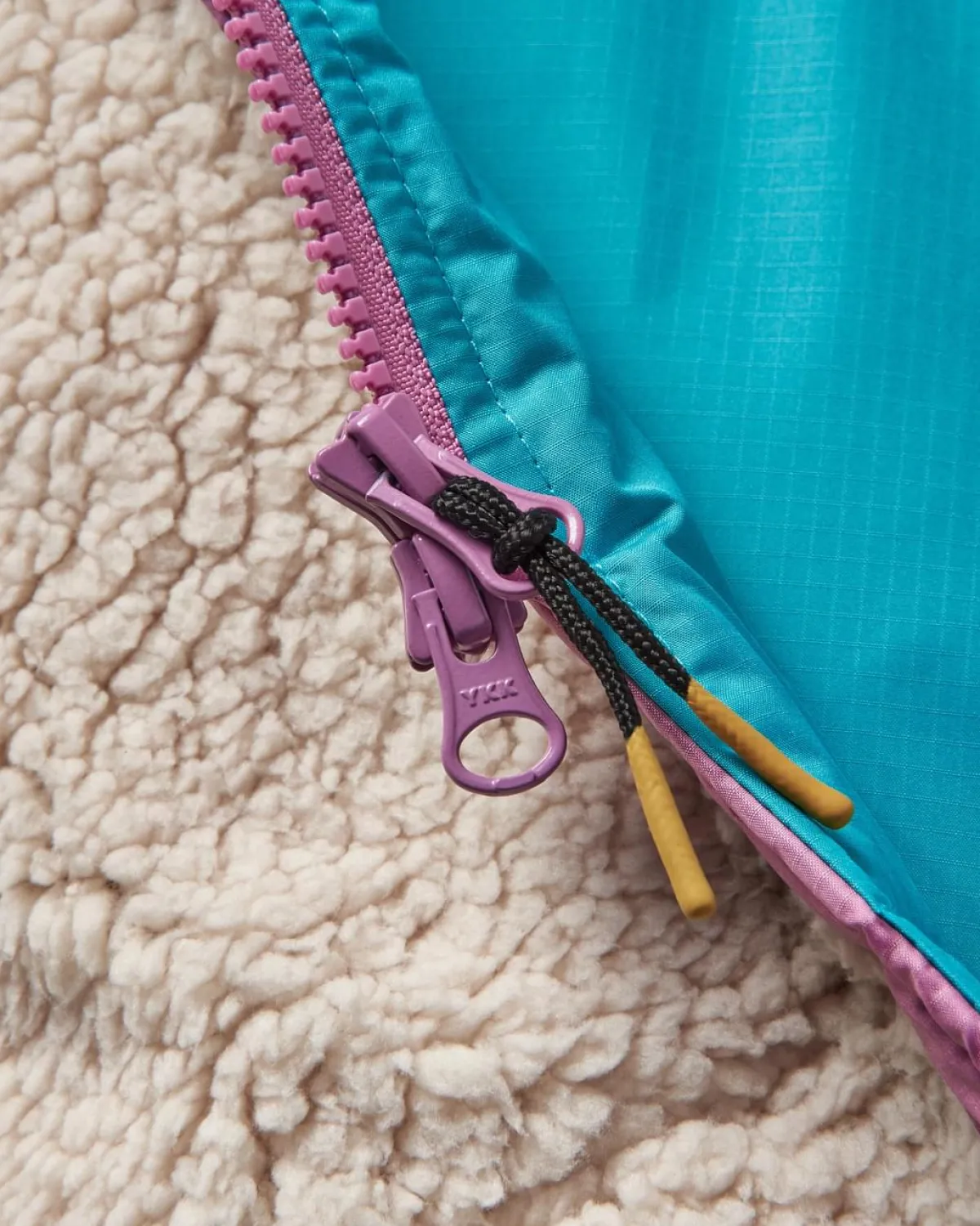 Surf Accessories|Surf Accessories|Passenger Roaming Recycled Sherpa Lined Changing Robe - Viridian Green/Orchid ViridianGreen/Orchid