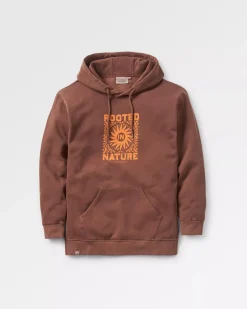 Hoodies|Hoodies & Sweatshirts|Passenger Rooted In Nature Long Sleeve Hoodie - Chestnut