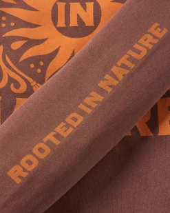 Hoodies|Hoodies & Sweatshirts|Passenger Rooted In Nature Long Sleeve Hoodie - Chestnut