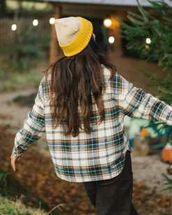 Shirts|Shirts|Passenger Rootsy Organic Cotton Long Sleeve Shirt - Birch/Rain Forest Check Birch/RainForestCheck
