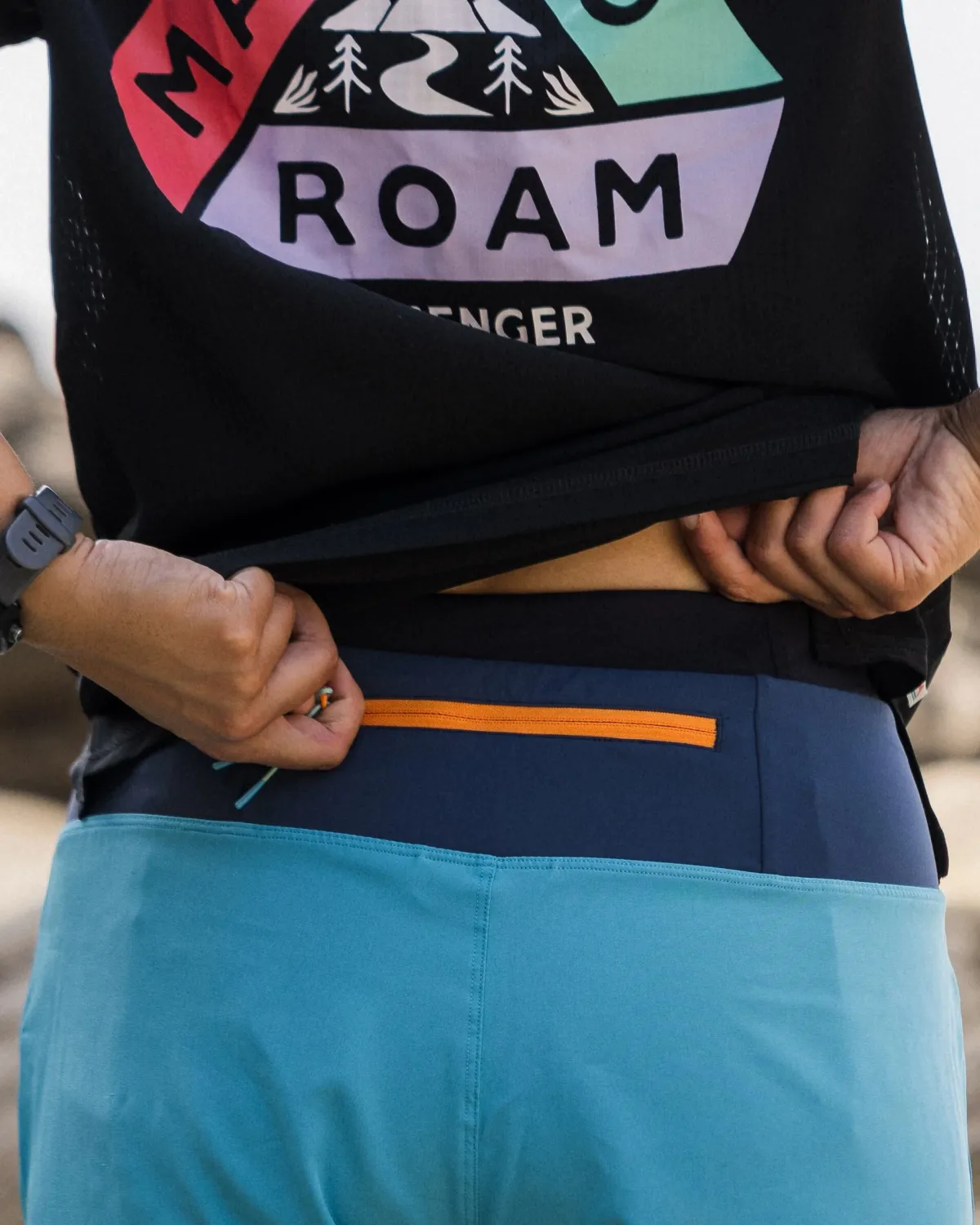 Shorts|Shorts|Passenger Roundtrip Recycled All Purpose Trail Shorts - Blue Pool BluePool