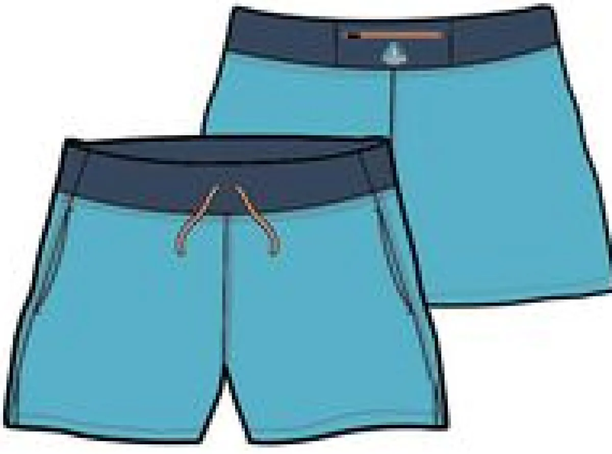 Shorts|Shorts|Passenger Roundtrip Recycled All Purpose Trail Shorts - Blue Pool BluePool