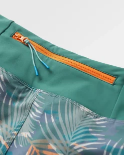 Shorts|Shorts|Passenger Roundtrip Recycled All Purpose Trail Short - Palm Camo Deep Sea PalmCamoDeepSea