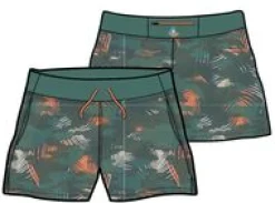Shorts|Shorts|Passenger Roundtrip Recycled All Purpose Trail Short - Palm Camo Deep Sea PalmCamoDeepSea