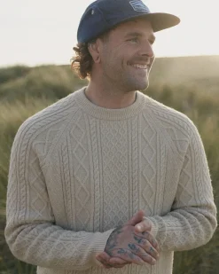 Knitwear|Sweaters|Passenger Sandbar Cable Knitted Sweater - Stone