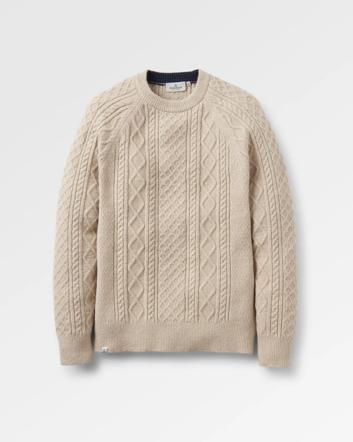 Knitwear|Sweaters|Passenger Sandbar Cable Knitted Sweater - Stone