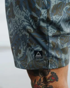 Shorts|Shorts|Passenger Sandune Trail Shorts - Abstract Seaweed Pistachio AbstractSeaweedPistachio