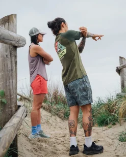 Shorts|Shorts|Passenger Sandune Trail Shorts - Abstract Seaweed Pistachio AbstractSeaweedPistachio