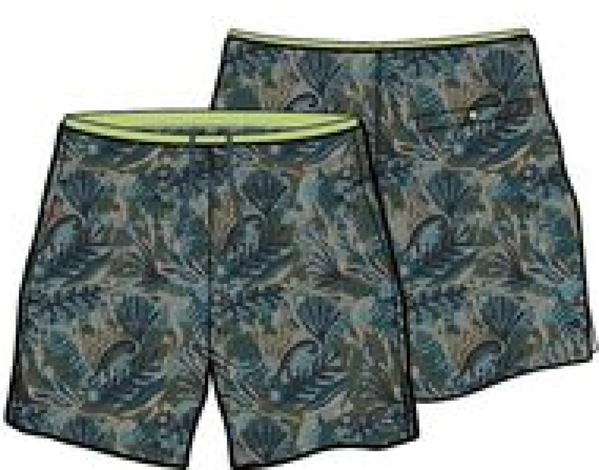 Shorts|Shorts|Passenger Sandune Trail Shorts - Abstract Seaweed Pistachio AbstractSeaweedPistachio
