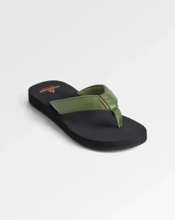 Footwear|Flip Flops & Sandals|Passenger Santos Flip Flop - Khaki Green KhakiGreen