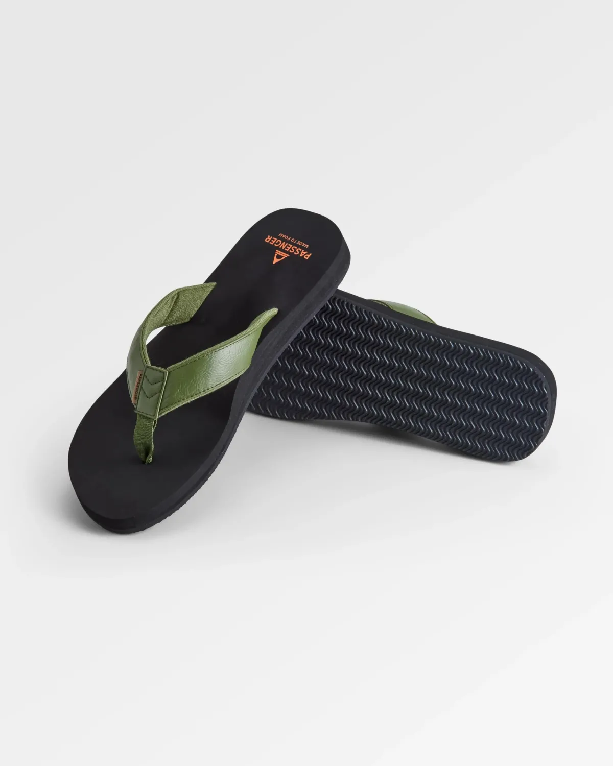 Footwear|Flip Flops & Sandals|Passenger Santos Flip Flop - Khaki Green KhakiGreen
