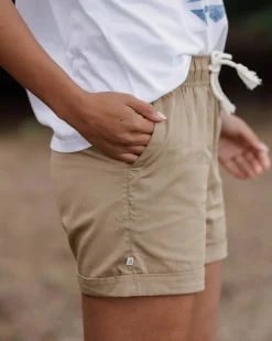 Shorts|Shorts|Passenger Santosa Twill Shorts - Biscuit