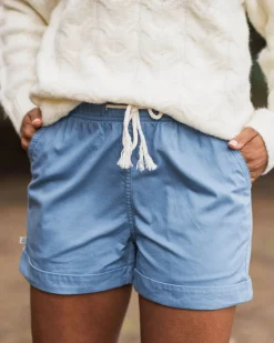 Shorts|Shorts|Passenger Santosa Twill Shorts - Blue Shadow BlueShadow
