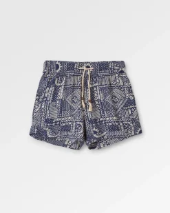 Shorts|Shorts|Passenger Santosa Woven Shorts - Vintage Patchwork Navy VintagePatchworkNavy