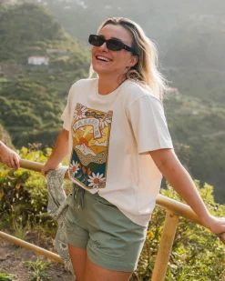 T-Shirts & Tank Tops|Tops & T-Shirts|Passenger Seasonal Recycled Cotton Oversized T-Shirt - Birch