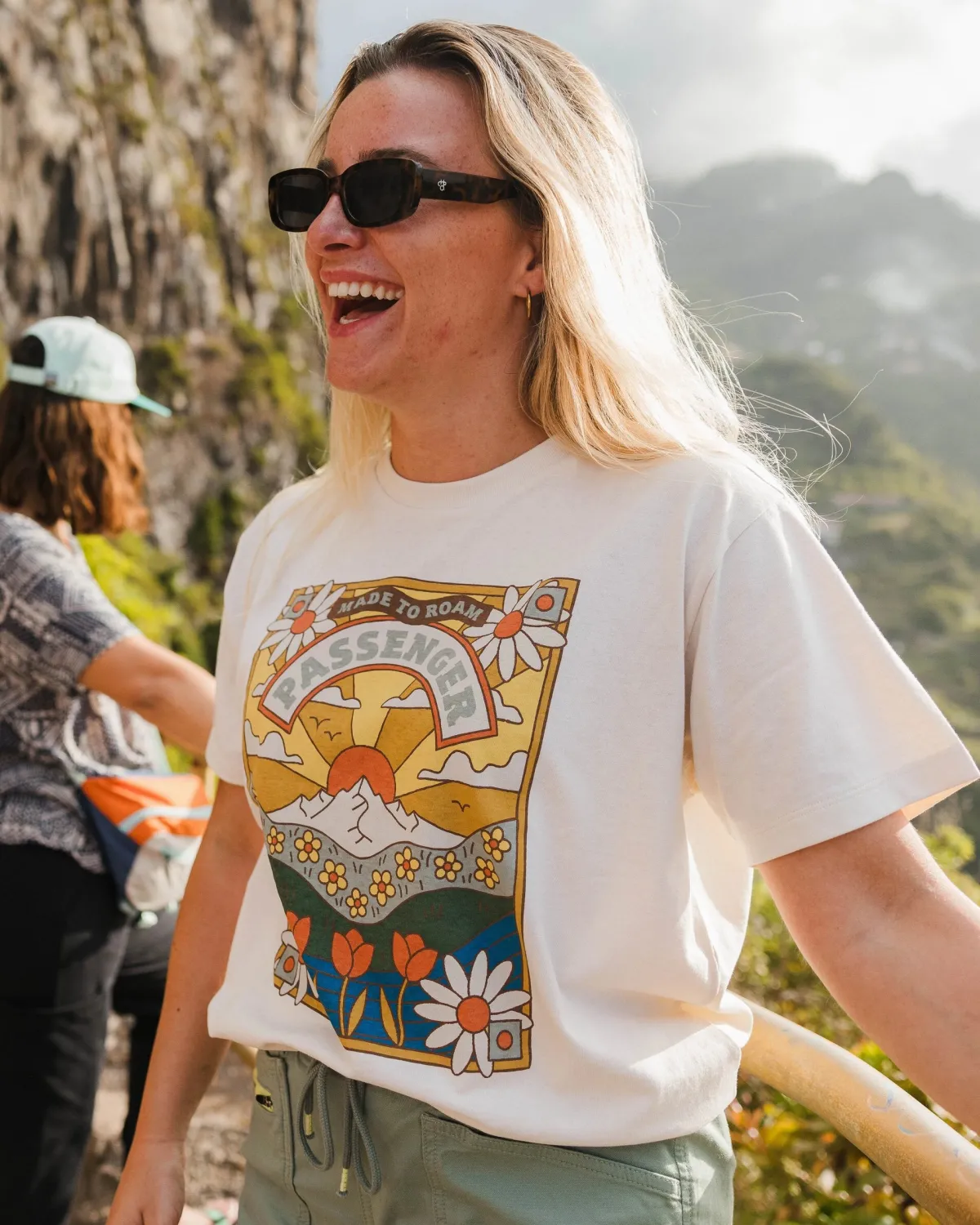 T-Shirts & Tank Tops|Tops & T-Shirts|Passenger Seasonal Recycled Cotton Oversized T-Shirt - Birch