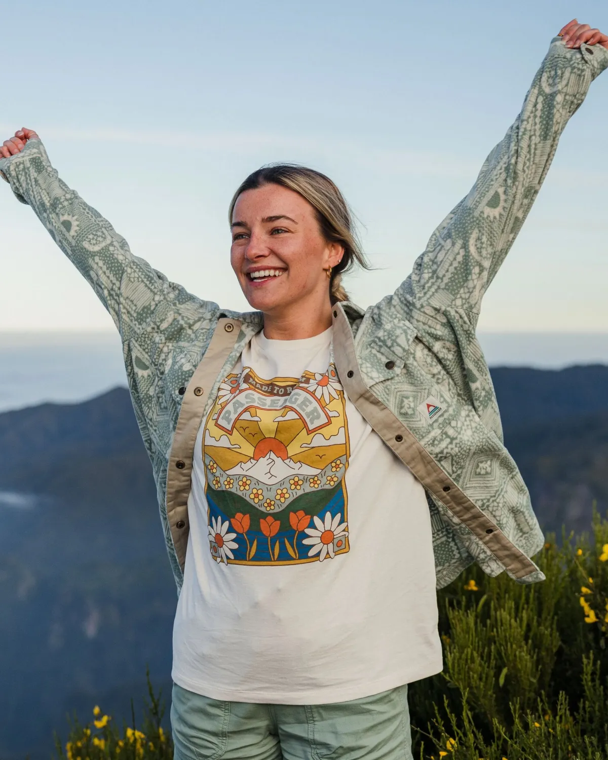 T-Shirts & Tank Tops|Tops & T-Shirts|Passenger Seasonal Recycled Cotton Oversized T-Shirt - Birch