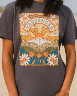 T-Shirts & Tank Tops|Tops & T-Shirts|Passenger Seasonal Recycled Cotton Oversized T-Shirt - Charcoal